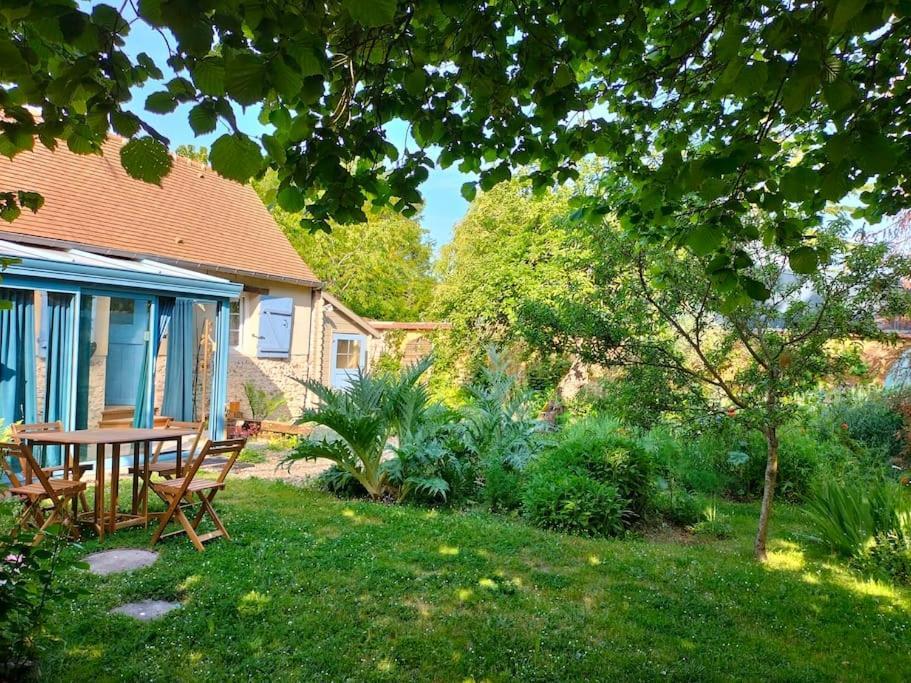 Charmante Maisonnette En Pierre Ecardenville-sur-Eure ภายนอก รูปภาพ